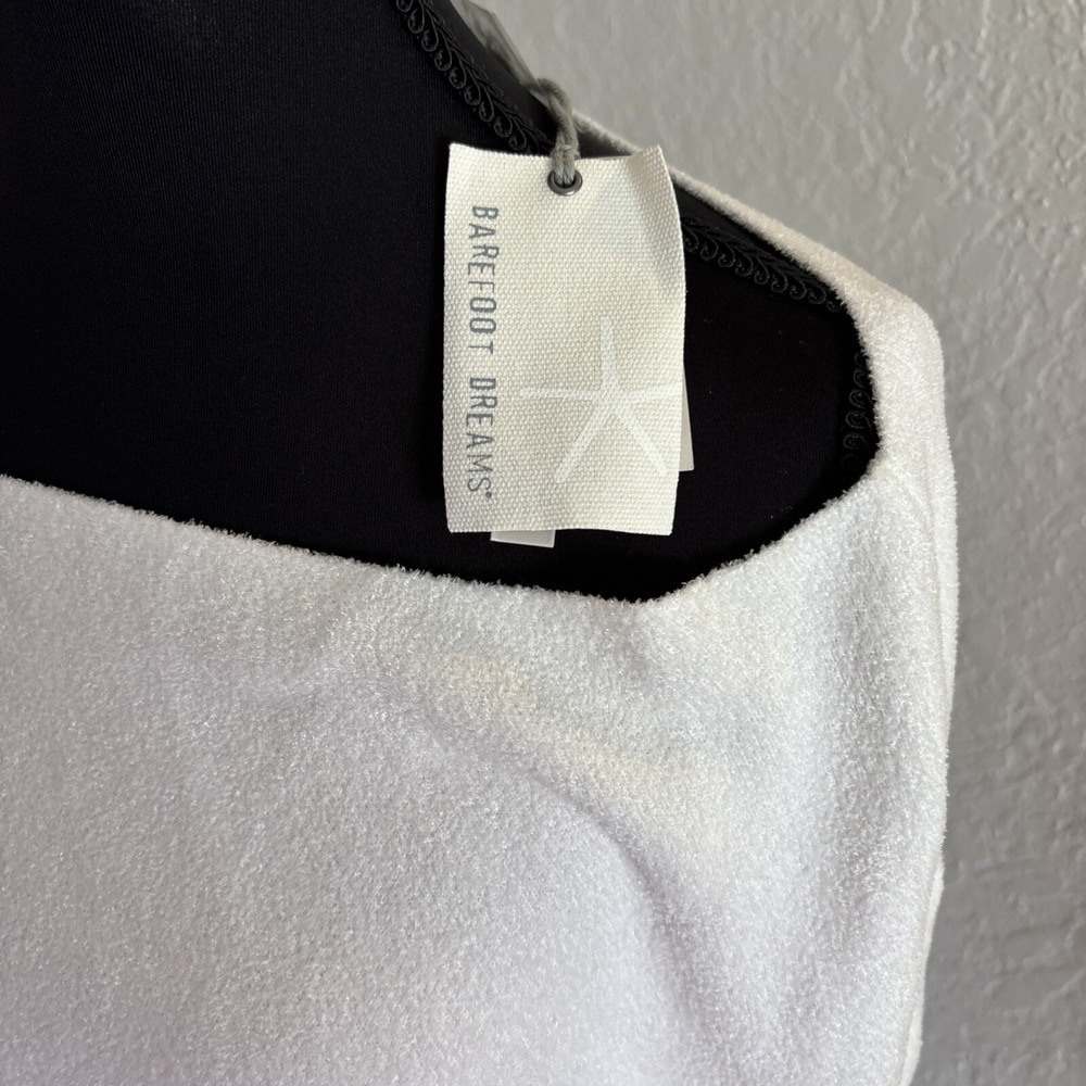 Barefoot Dreams Cozy Chic Ultra Lite Ocean Breeze Poncho Hombre OS Plus Soft - Picture 3 of 6